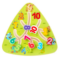 Puzzle Track Walking Maze Cognitive Wooden Toys  Multicolor