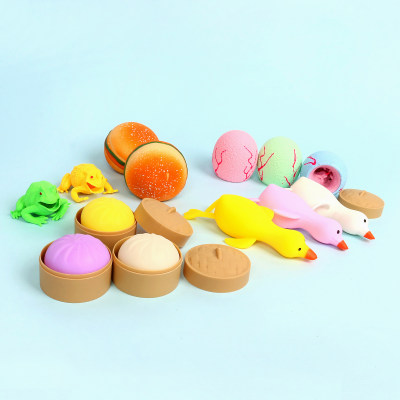 Pincée de jouets amusants pour enfants avec boule de soulagement de ventilation (couleur aléatoire)