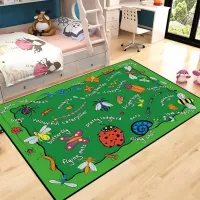 Cartoon Game Blanket Washable Baby Crawling Mat  Multicolor