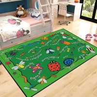 Cartoon game blanket baby crawling washable mat toys  Multicolor