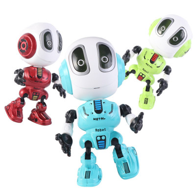 Versão Q da gravação de toque inteligente do robô de liga DIY brinquedos interativos fofos