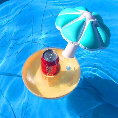 Inflatable Coaster Water Floating Cup Holder
