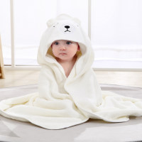 Couverture d'emmaillotage pour bébé, couverture de printemps et d'automne pour nouveau-né, climatisation, serviette d'emmaillotage, serviette de bain  blanc