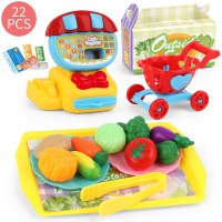 Kids Cash Register Playset Accessories Learning Educational Toys  Multicolor