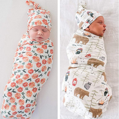 2 peças de atadura impressa para recém-nascidos