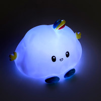 Juguetes LED emisores de luz para niños con luz nocturna de dibujos animados  Multicolor