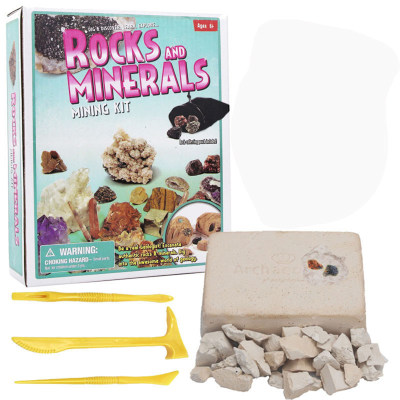 DIY بها بنفسك الأحجار الكريمة الأثرية المصنوعة يدويا حفر لعب الأطفال