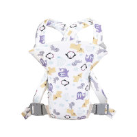 Taburete de cintura para portabebés con respaldo horizontal, taburete de cintura de bebé multifuncional y ligero para salidas  Blanco