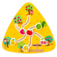 Puzzle Track Walking Labirinto Giocattoli di legno cognitivi  Multicolore