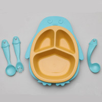 Penguin Shape Baby Bowl Set - Hibobi