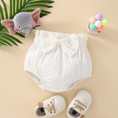 Baby Girl Bow-knot Decoration PP Shorts