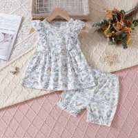 A24034-baby and child set  Multicolor