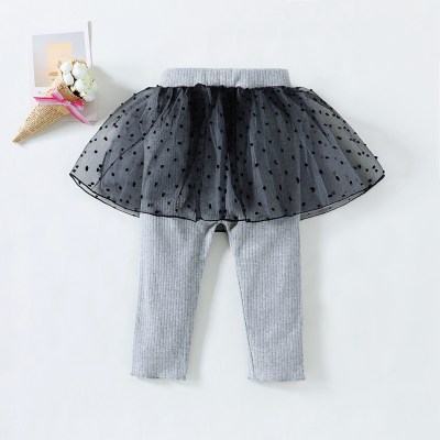 Baby Patchwork Lace Mesh Leggings