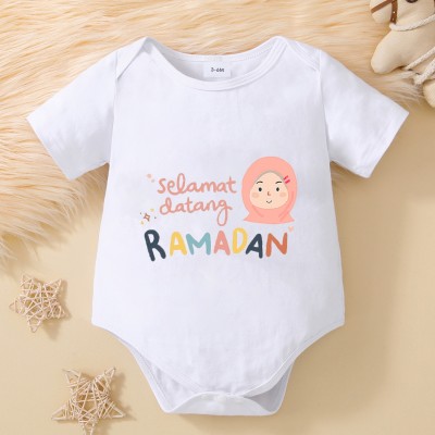 Ramadan printed triangle jumpsuit for boys and girls
