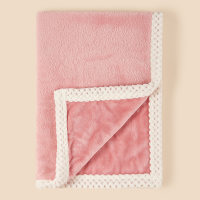 Baby facecloth wrap blanket baby swaddle blanket child blanket  Pink
