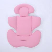 Coton pour poussette bébé, coussin de siège de sécurité enfant, 1 coussin de voiture  Rose