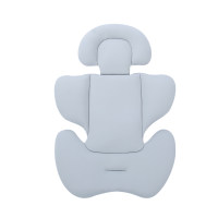Almohadilla de algodón para cochecito de bebé, almohadilla para asiento de seguridad para niños, alfombrilla para coche, 1 pieza  gris