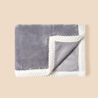 Baby facecloth wrap blanket baby swaddle blanket child blanket  Gray