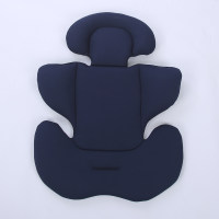 Almohadilla de algodón para cochecito de bebé, almohadilla para asiento de seguridad para niños, 1 almohadilla para coche  Azul