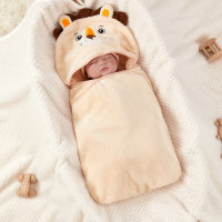 Cartoon Baby&Kids Blanket, Animal Shape Blanket  Beige