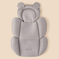Almohadilla de algodón para cochecito de bebé, almohadilla para asiento de seguridad para niños, alfombrilla para coche, 1 pieza  Gris oscuro