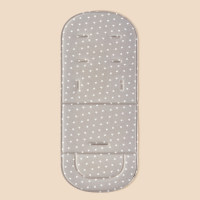 Baby stroller cotton pad baby seat cushion four seasons thin car mat  Gray