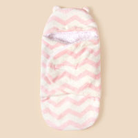 Baby Swaddling Blanket，baby Bear Style Plush Wrap Sleeping Bag  Pink