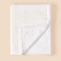 بطانية التقميط الصلبة للأطفال  أبيض