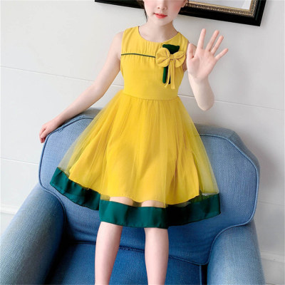 Fantasy fairy dress 2024 summer girls gauze skirt 5-6-8-10 years old 12 tutu skirt baby princess dress