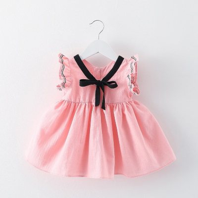 النسخة الكورية من ملابس الأطفال تنورة الأطفال فستان الفتيات الصيف للأطفال تنورة الأميرة تنورة القوس الطفل