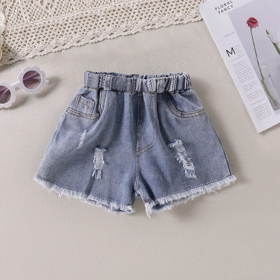 Toddler Girl Pure Cotton Denim Shorts