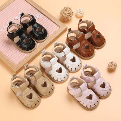Hibobi Girl Toddler Heart-shaped Pattern Casual Shoes