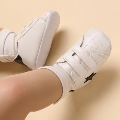 Baby Boy Star Printed Soft Sole Shoes