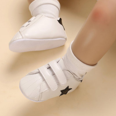 Sapatos de sola macia com estampa de estrela bebê Hibobi Boy