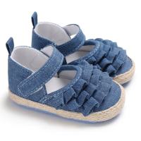 Chaussures princesse pour bébé de 0 à 1 an, chaussures pour bébé en bas âge  Bleu