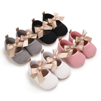 Baby Satin Bowknot Baby Shoes