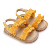 Sandalias de verano para bebé de 0 a 1 año.  Amarillo