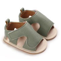 0-1 year old baby summer soft sole new sandals  Green