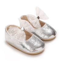 0-1 year old baby princess shoes  Silver