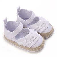 Zapatos de princesa para bebé de 0 a 1 año, zapatos para bebé, zapatos para niño pequeño  Blanco