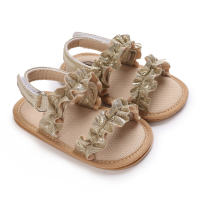 0-1 year old baby summer sandals  Gold-color