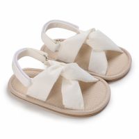Chaussures de bébé de couleur unie pour bébé  blanc