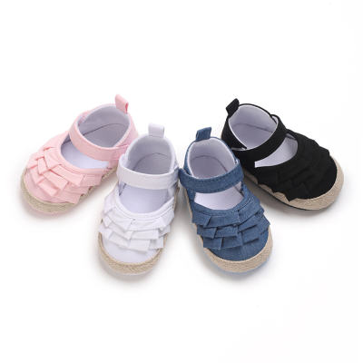 Sapatos de princesa para bebês de 0 a 1 ano, sapatos para bebês