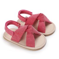 Chaussures de bébé de couleur unie pour bébé  Rose