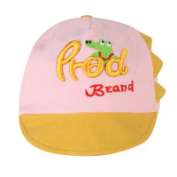 Baby crocodile letter cute cap  Pink