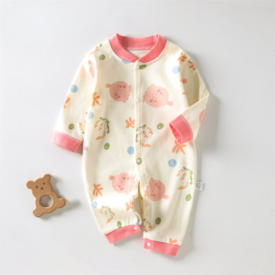 Baby-Langarm-Unterhemd mit süßem Quallenbär