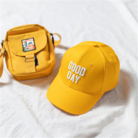 Children's Letter Printed Peaked Cap  Yellow