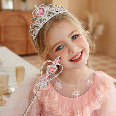 Toddler Girl 2-Piece Cute Princess Crown Headwear