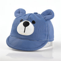 Cute bear ears cartoon sun hat  Blue