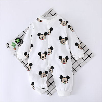 Baby cute mouse long sleeve romper